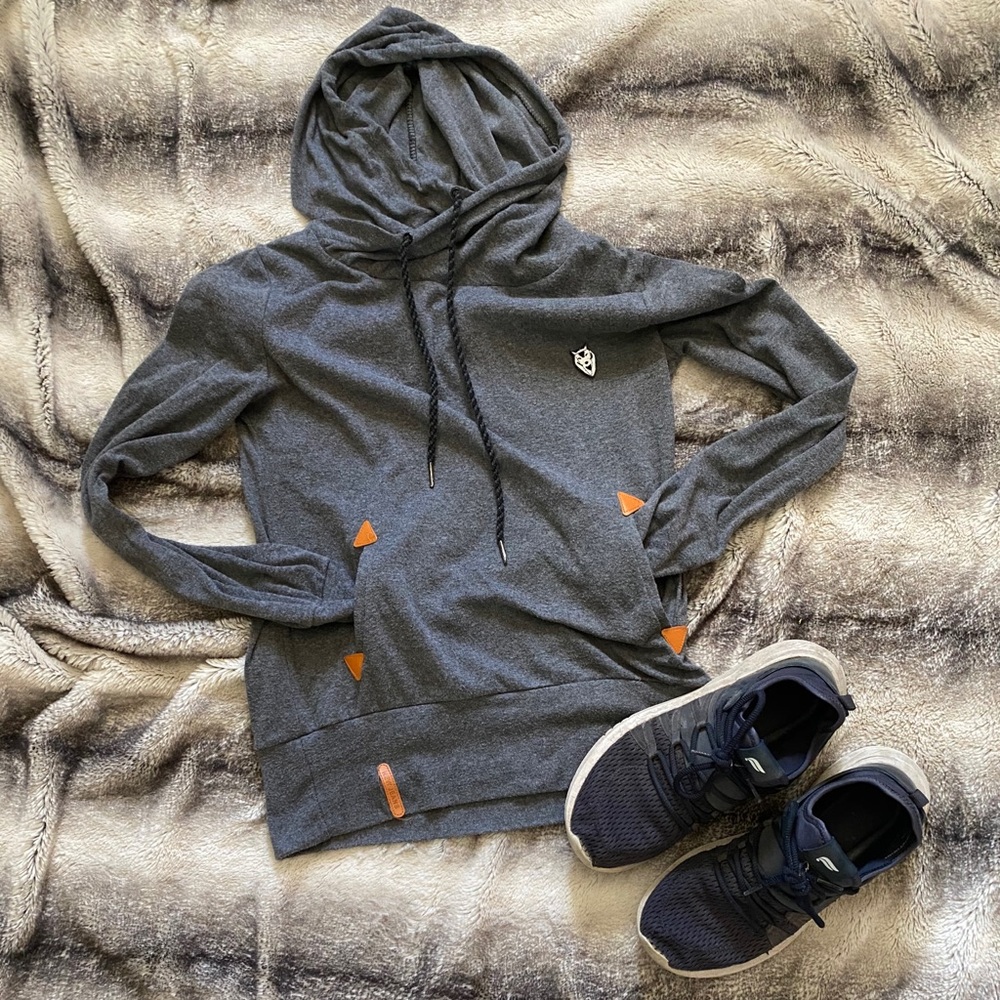 SHEIN super soft Athlesiure Grey Sweatshirt 🤍